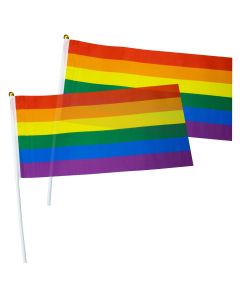 LGBTQIA+ Pride Hand Flags