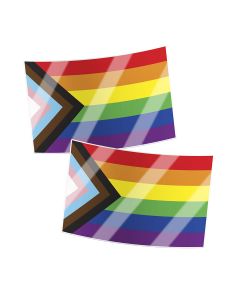 LGBTQIA+ Progress Flag Stickers