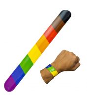 Rainbow Pride Flag Slap Wristbands