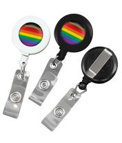 Pride Flag Retractable Badge Reels