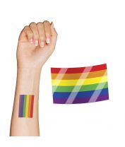 Rainbow Pride Flag Temporary Tattoo