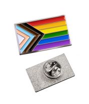 LGBTQIA+ Pride Progress Lapel Pins